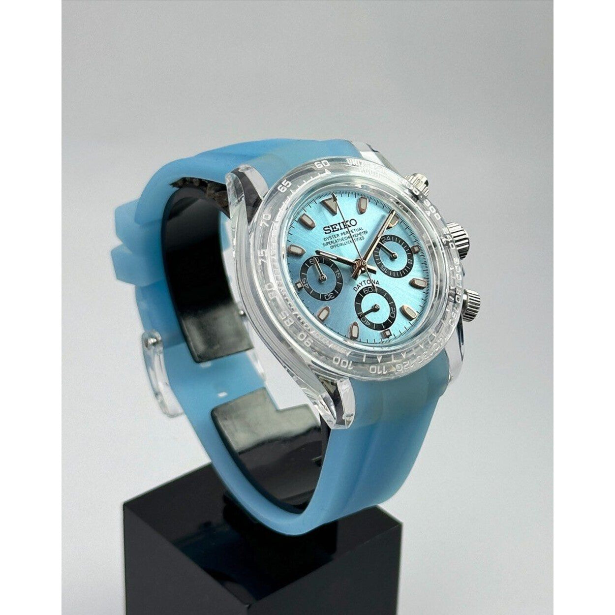 Seiko Custom Mod "Ice Blue" Daytona