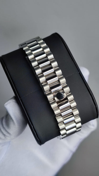 Seiko "Ice Blue" Arabic Day-Date Style Luxury