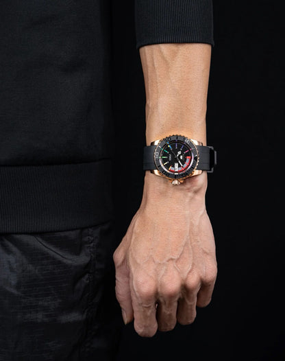 Seiko "Black Rainbow" Rose Gold SKX