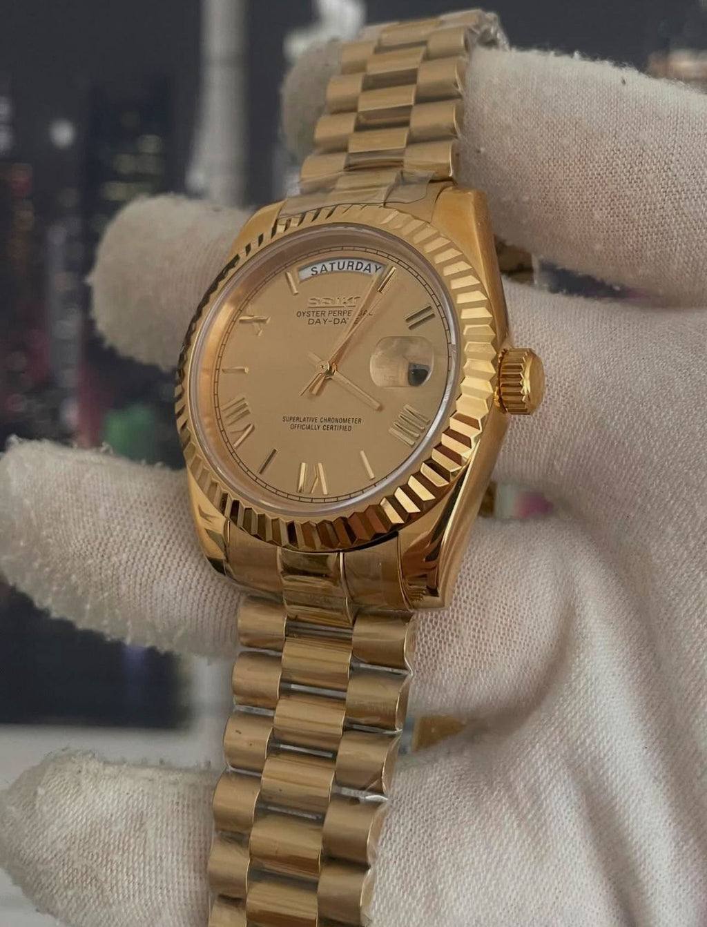 Seiko "Gold Day-Date" Lady Style