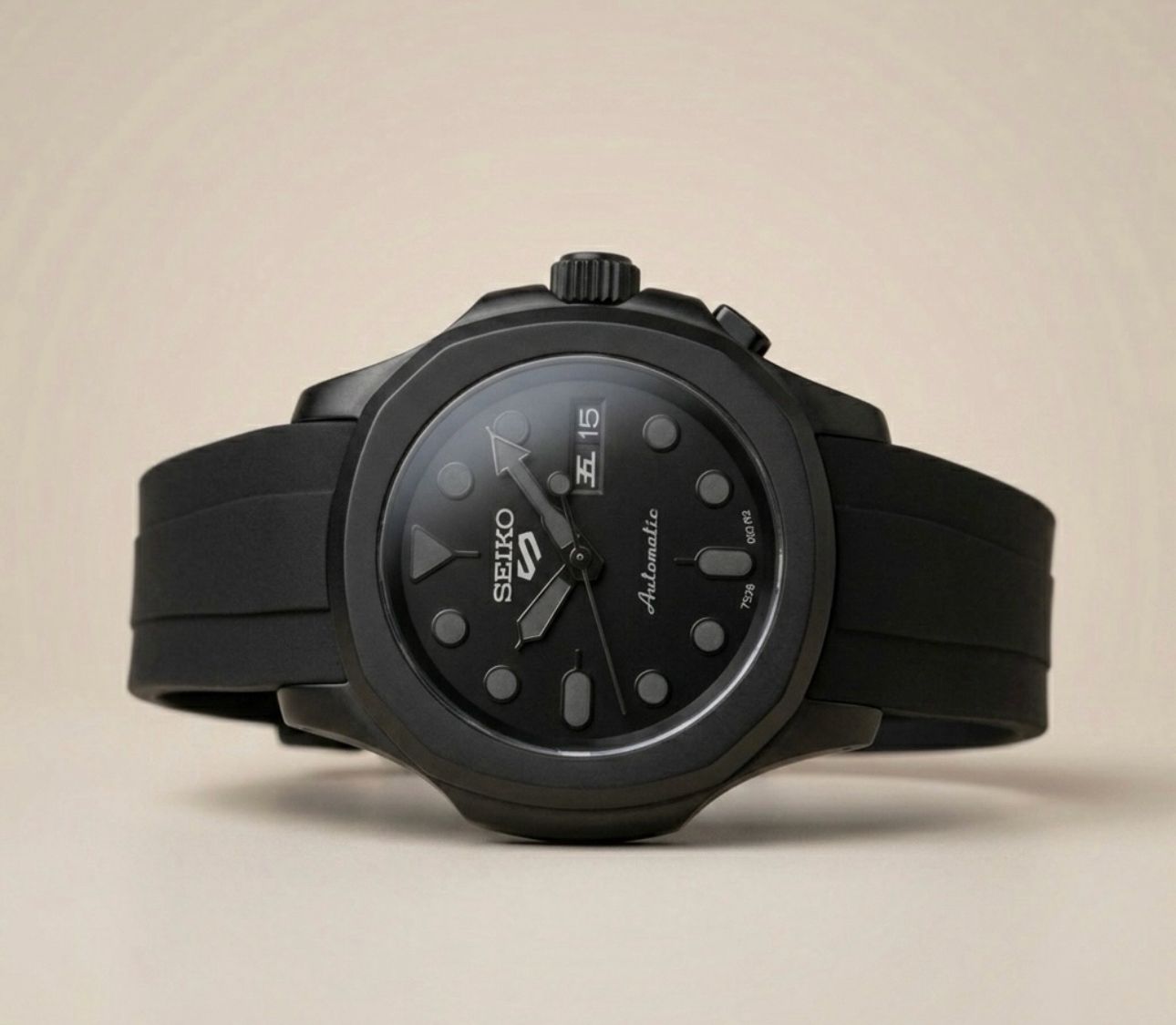 Seiko Black Stealth Watch
