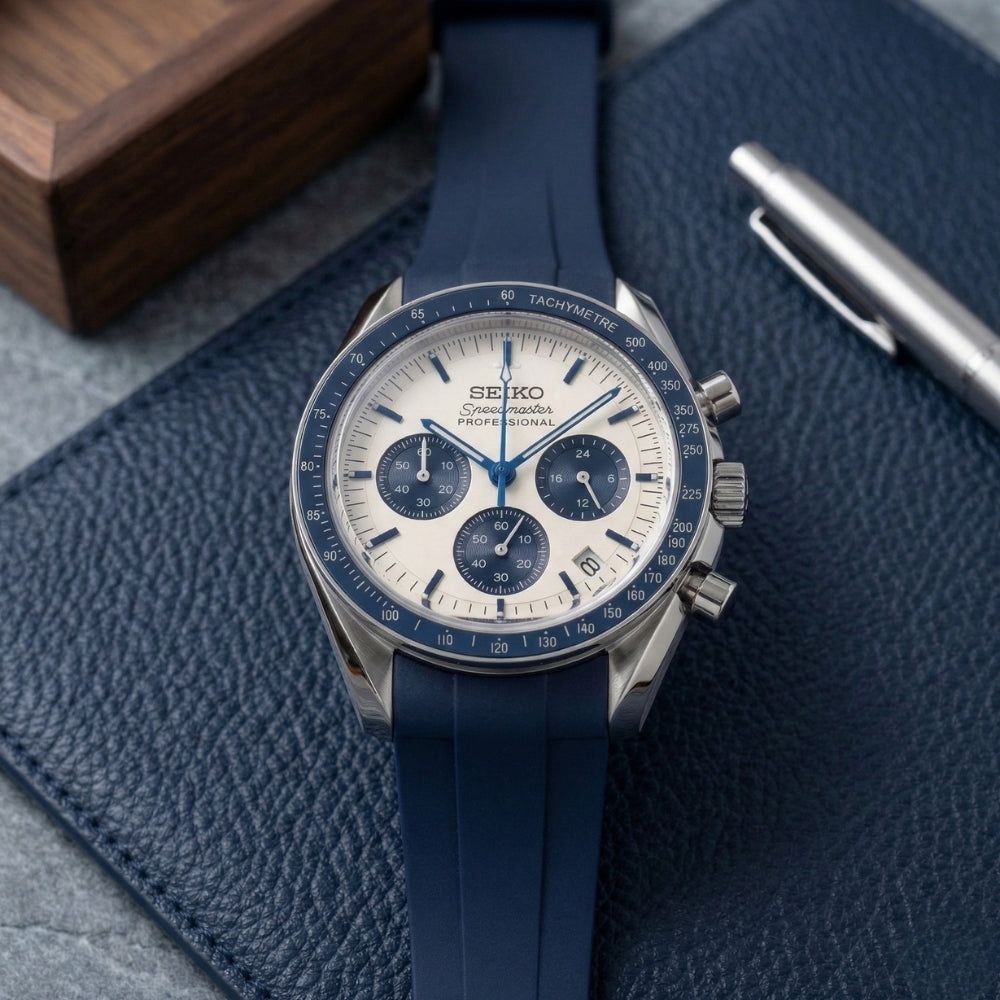 Omega Speed Seiko Custom Mod  |   Snoopy  Blue