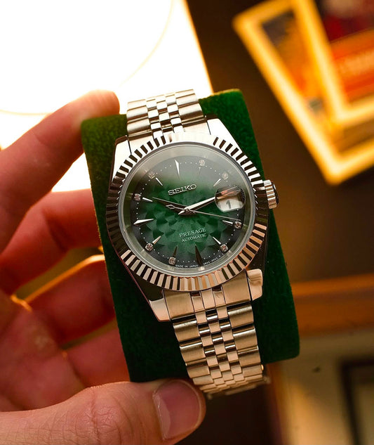 Seiko Date-Just Emerald Green