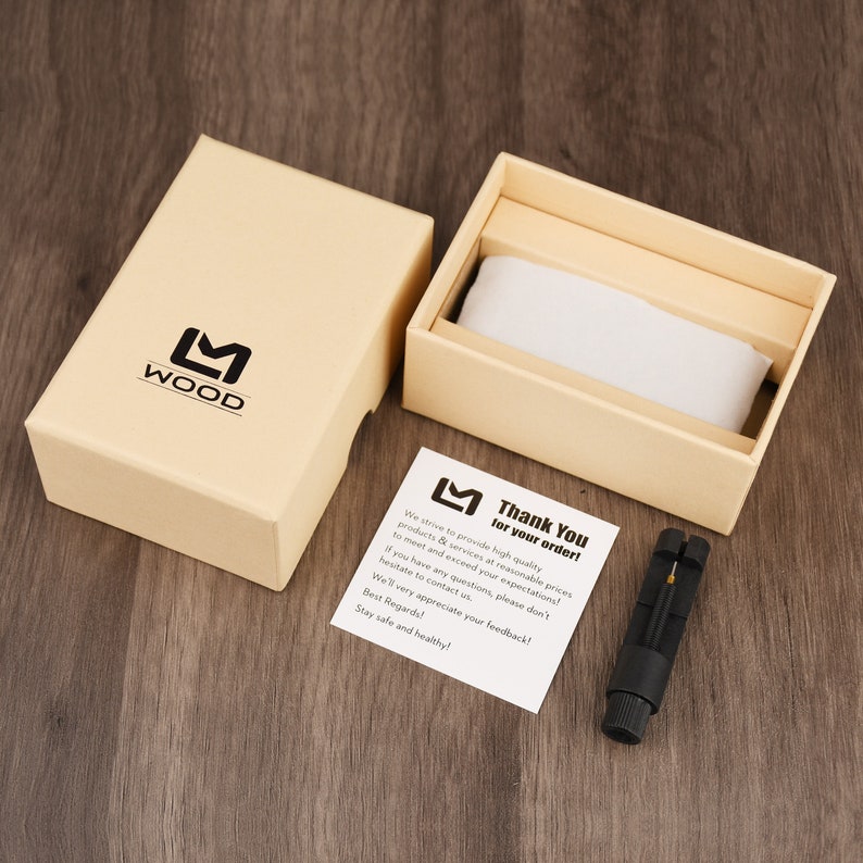 Two Tone Color Wooden Men's Watch