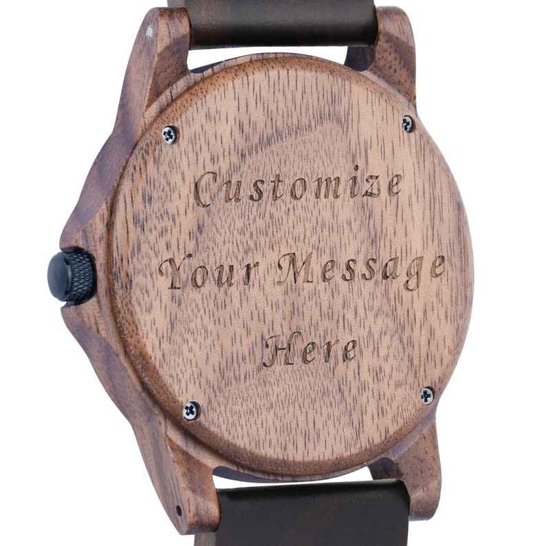 Two Tone Color Wooden Men's Watch
