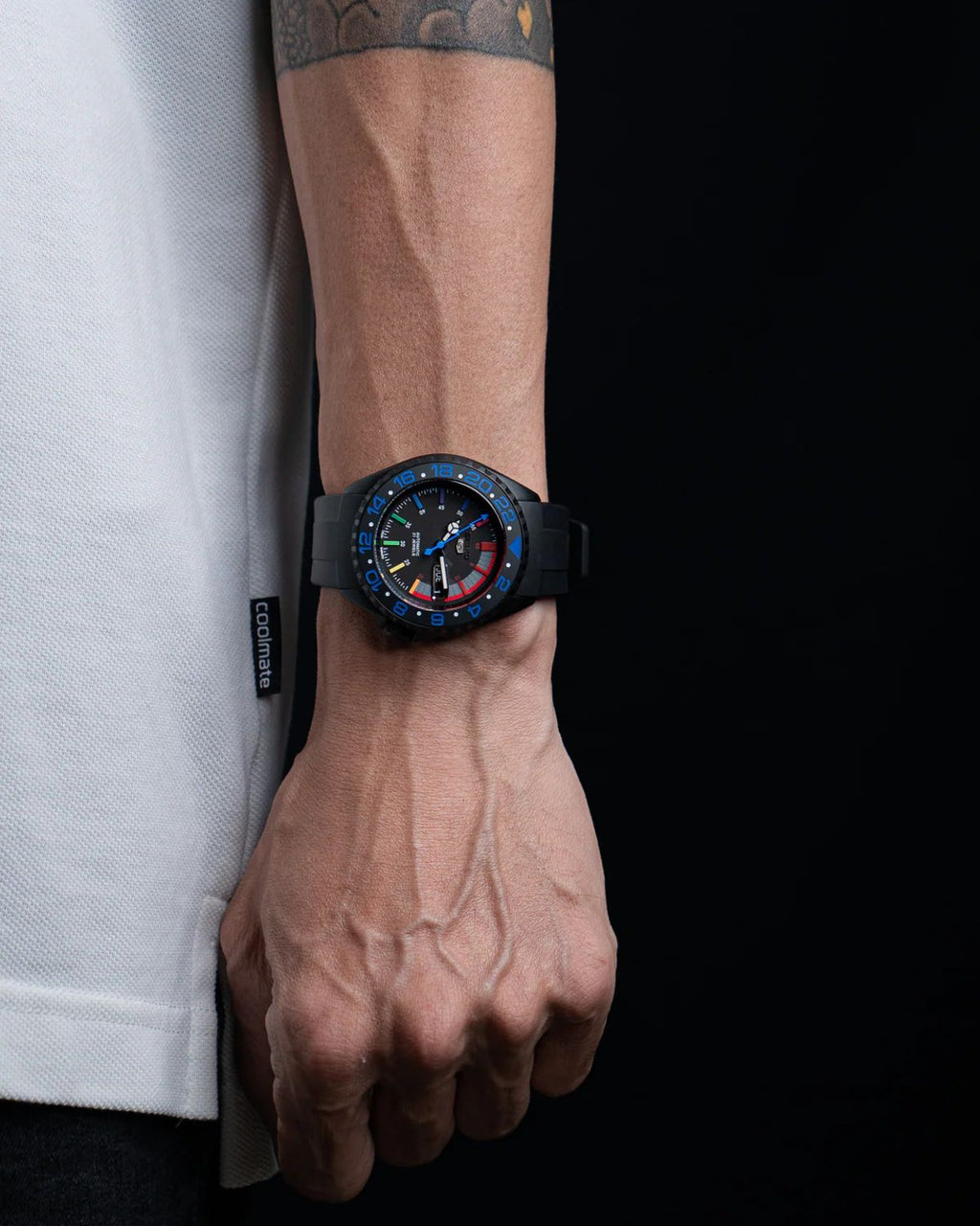 GMT Seiko - Stealth Rainbow Edition