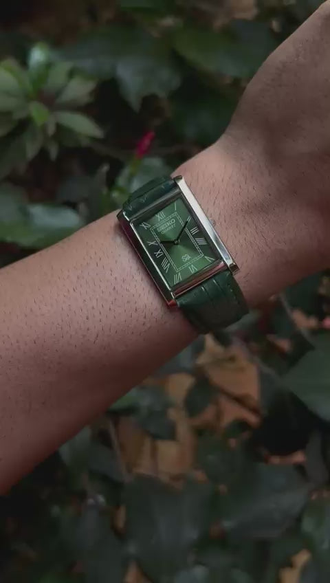 Seiko Slim Quartz "Emerald Tank" Edition