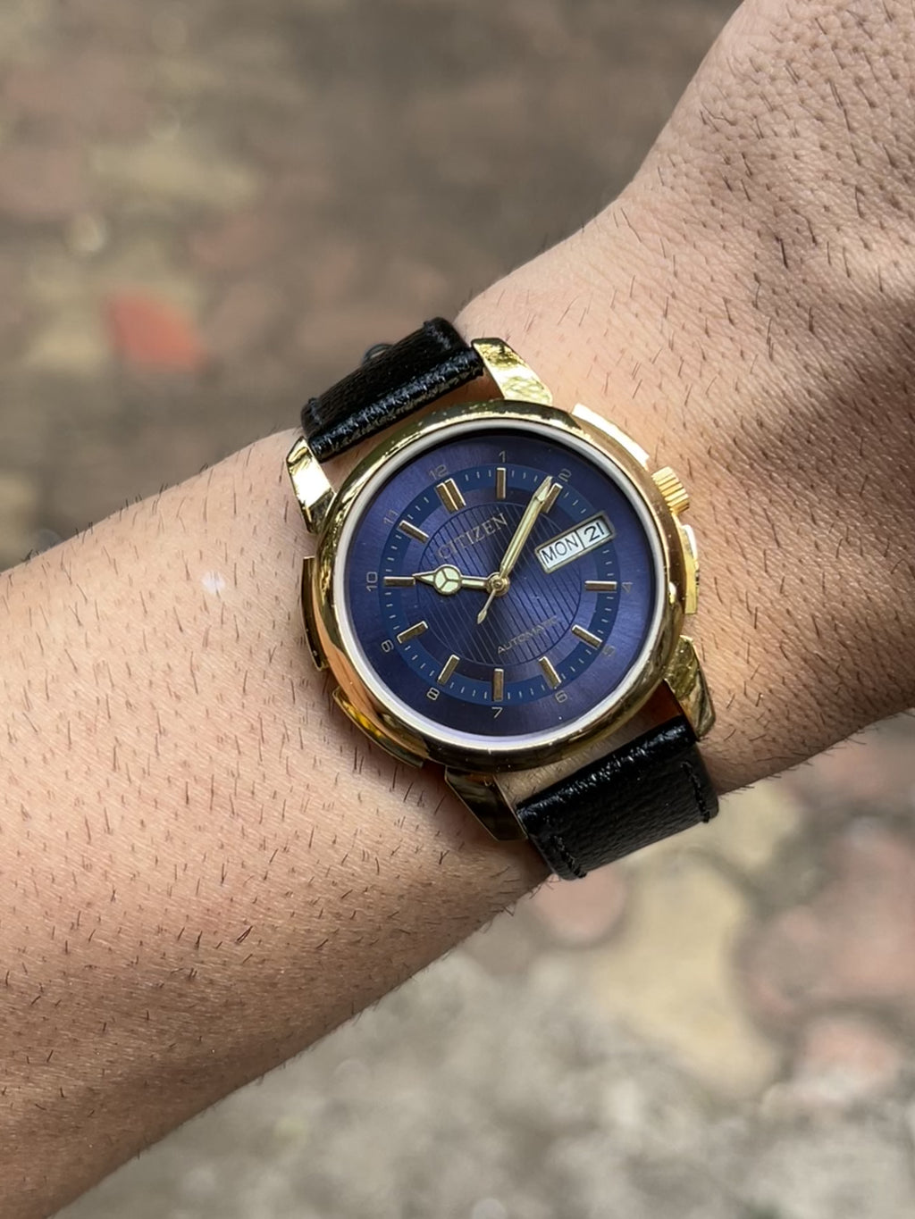 Citizen Automatic 21 J Gold - Blue