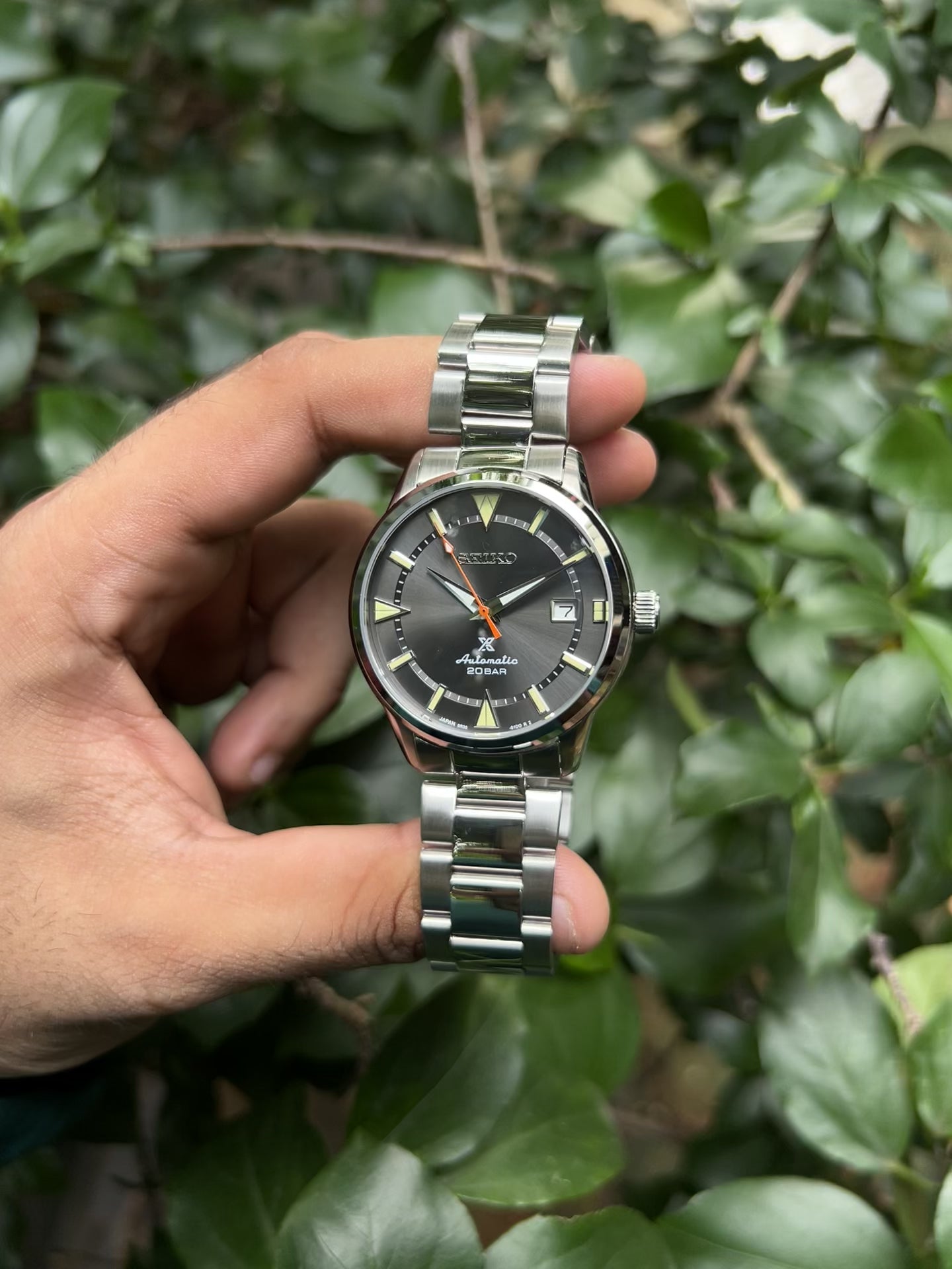 Seiko Prospex Grey Sunray Custom Watch