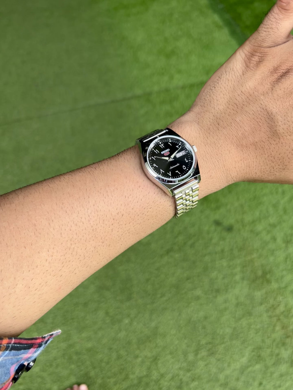 SEIKO ARABIC- BLACK SUNRAY