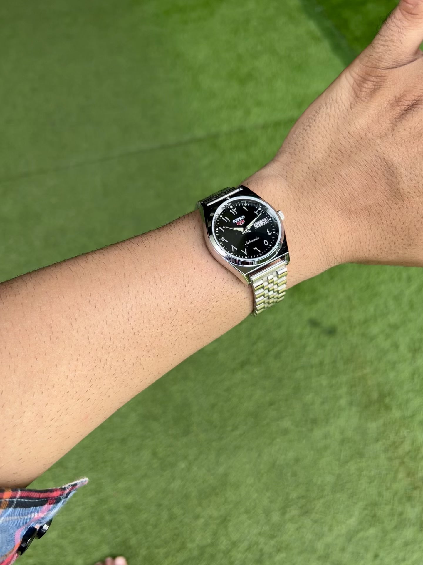 SEIKO ARABIC- BLACK SUNRAY