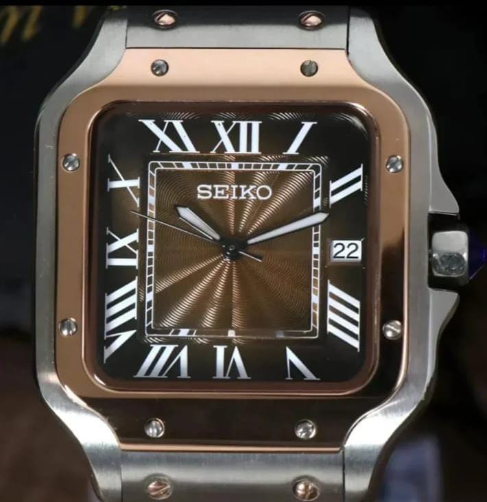 Seiko Santos |  Rose  Gold  -  Brown