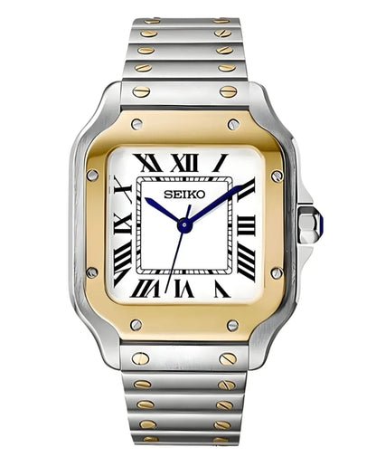 Santos Custom Seiko |  Gold  -  Silver