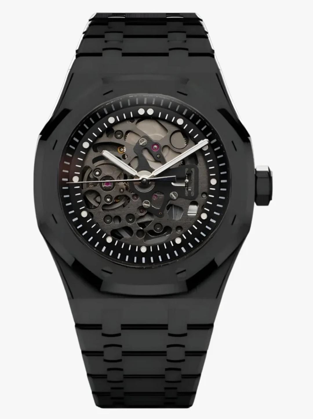 Royal  Seikoak  |  Skeleton  Full  Black AP