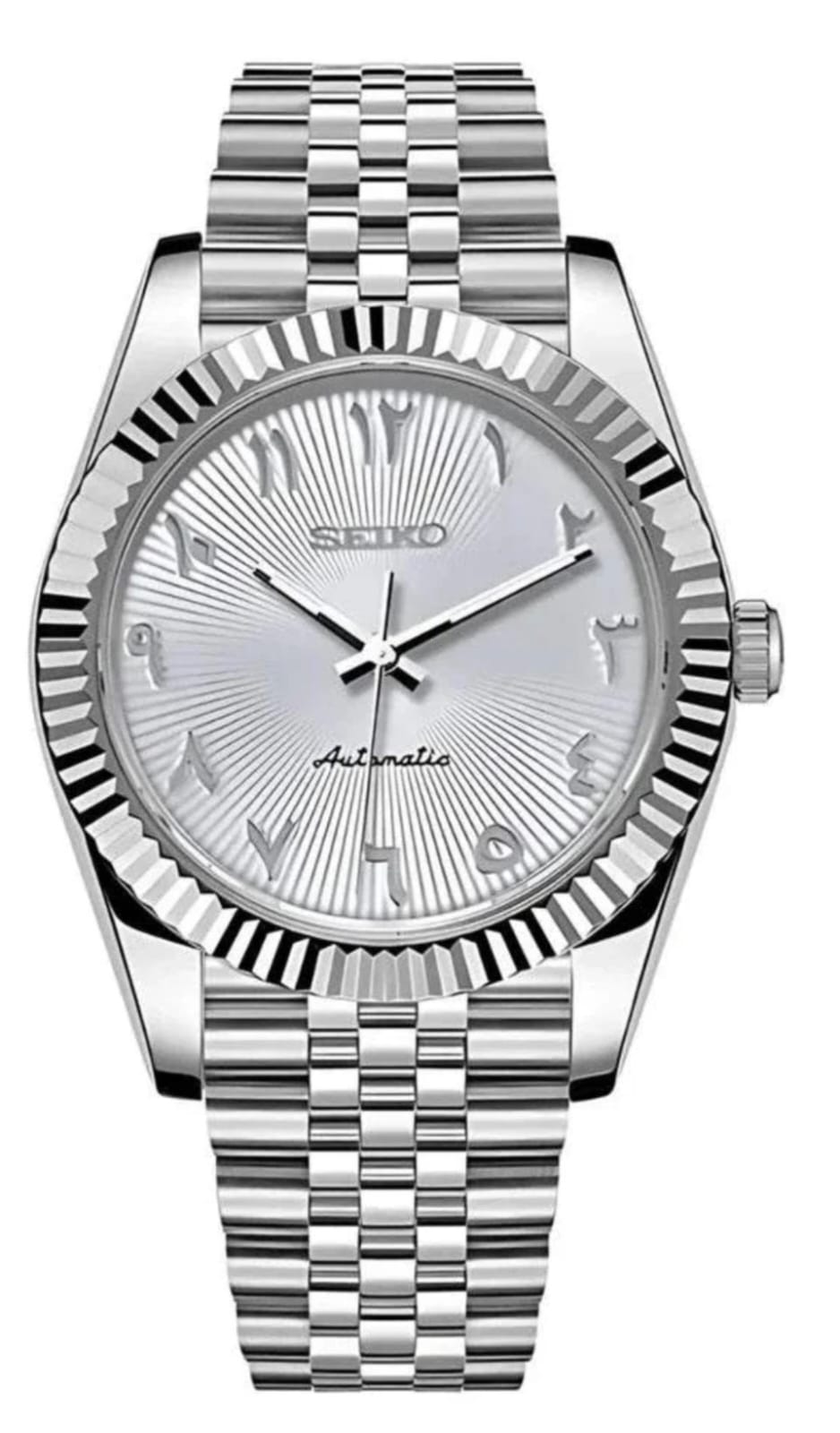 Seiko Datejust White Arabic Dial