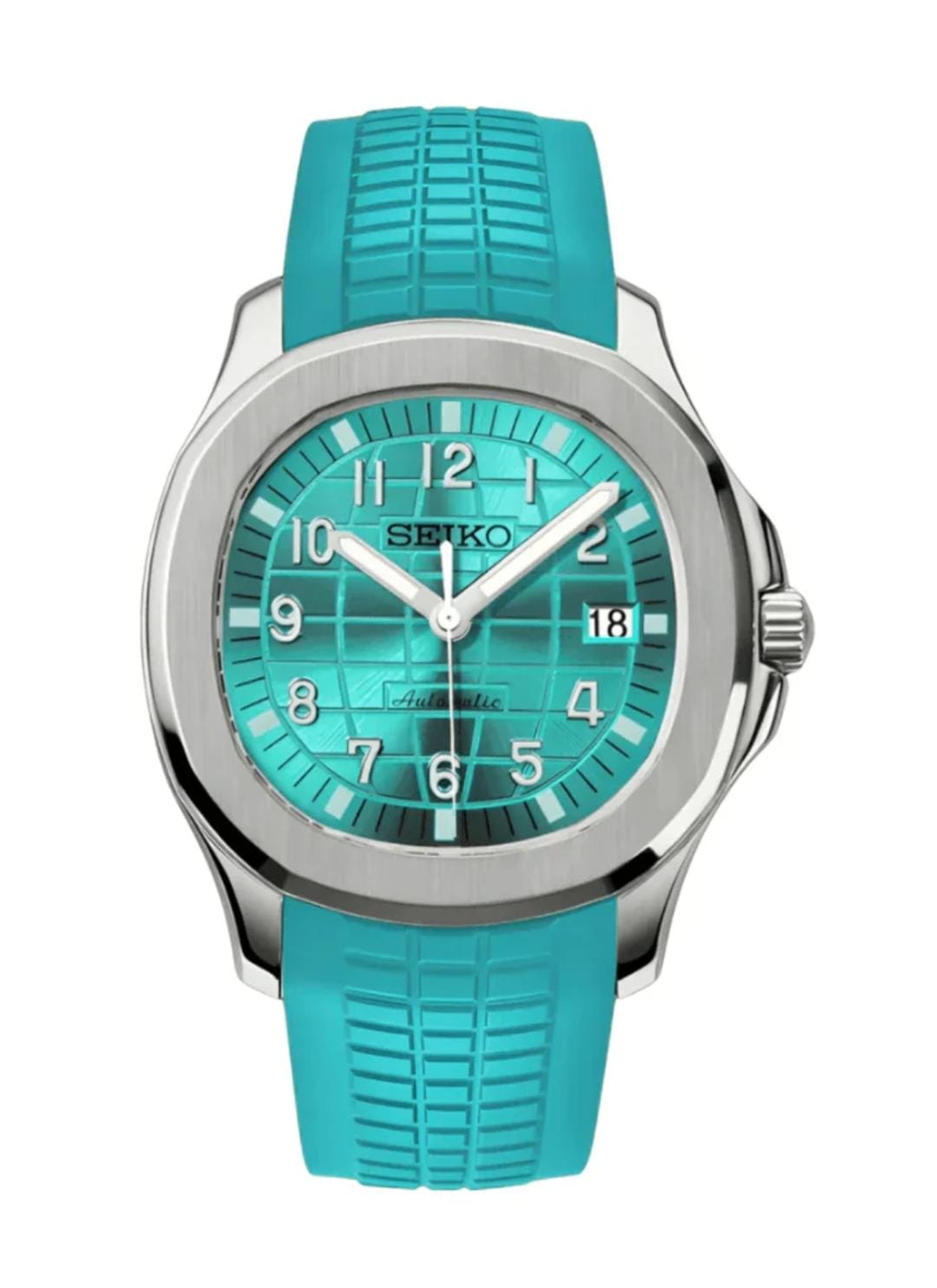 Seiko Aquanaut Custom Mod |  Tiffany  Metallic  Blue