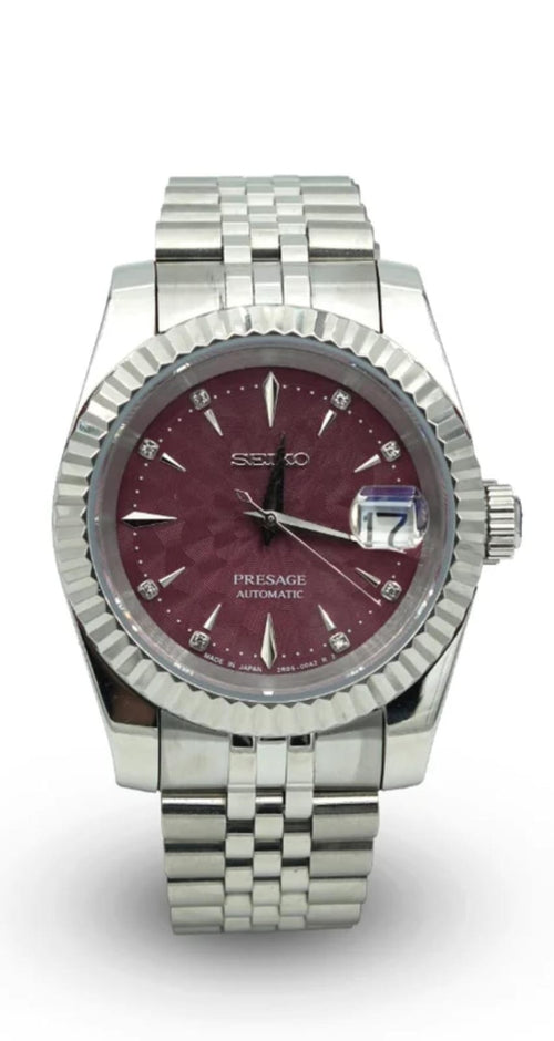 Seiko Presage Maroon Dial