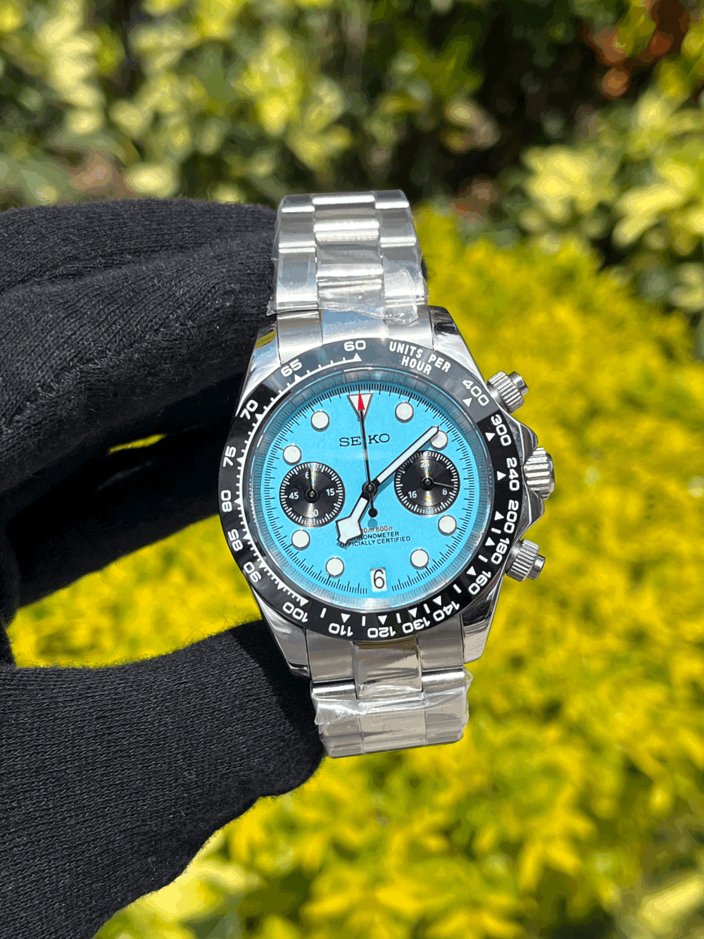 Seiko "Ice Blue Daytona" Style